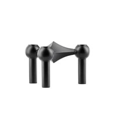 STOFF Nagel - Candle holder - Black