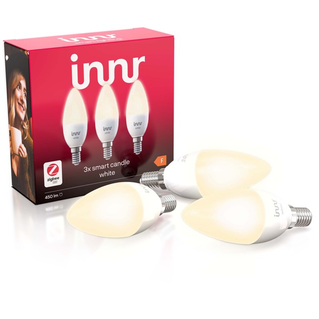 Innr Smart Candle E14 White - 3-pakning