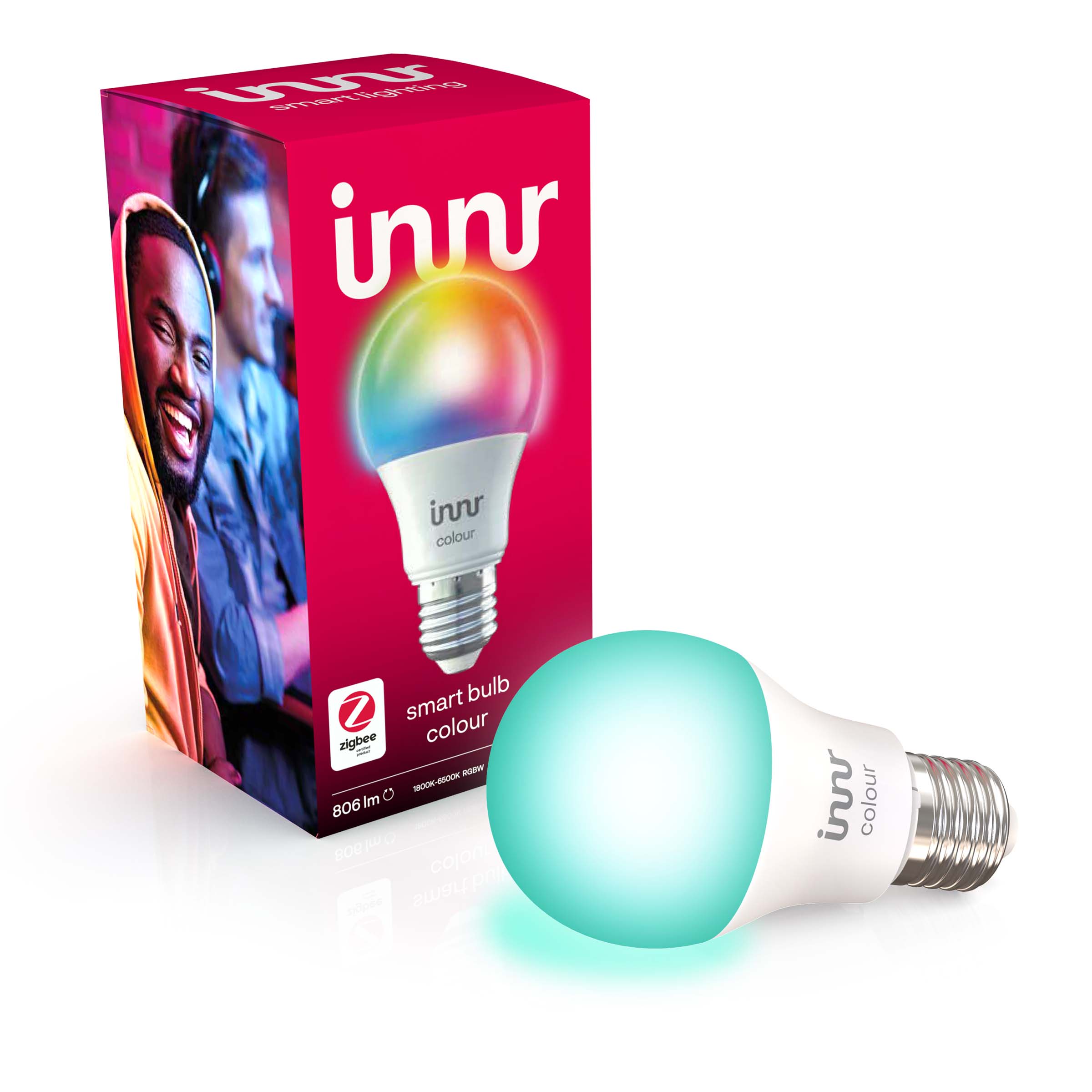 Innr - Smart Bulb E27 Color - 1-pakning - Zigbee - Elektronikk