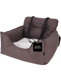 Nordic Paws - Cozy Luksus Bilsæde, Brun One-Size