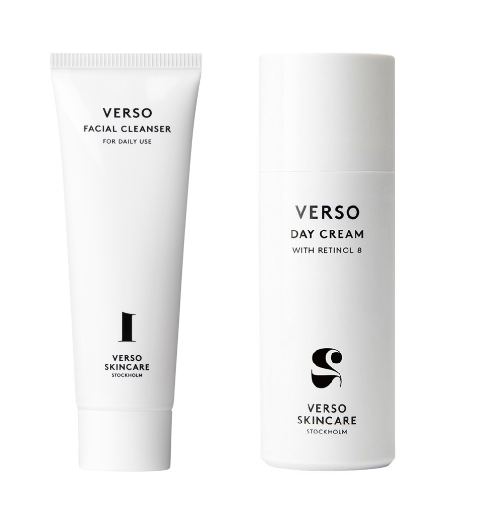 Verso - No. 1 Facial Cleanser 120 ml + Verso - No. 2 Day Cream 50 ml - Skjønnhet