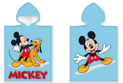 Poncho Towel - 50 x 100 cm– Mickey Mouse (110072) - Baby og barn
