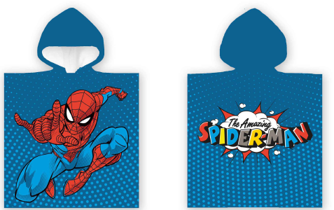 Poncho Håndklæde - 50 x 100 cm  -  Spiderman