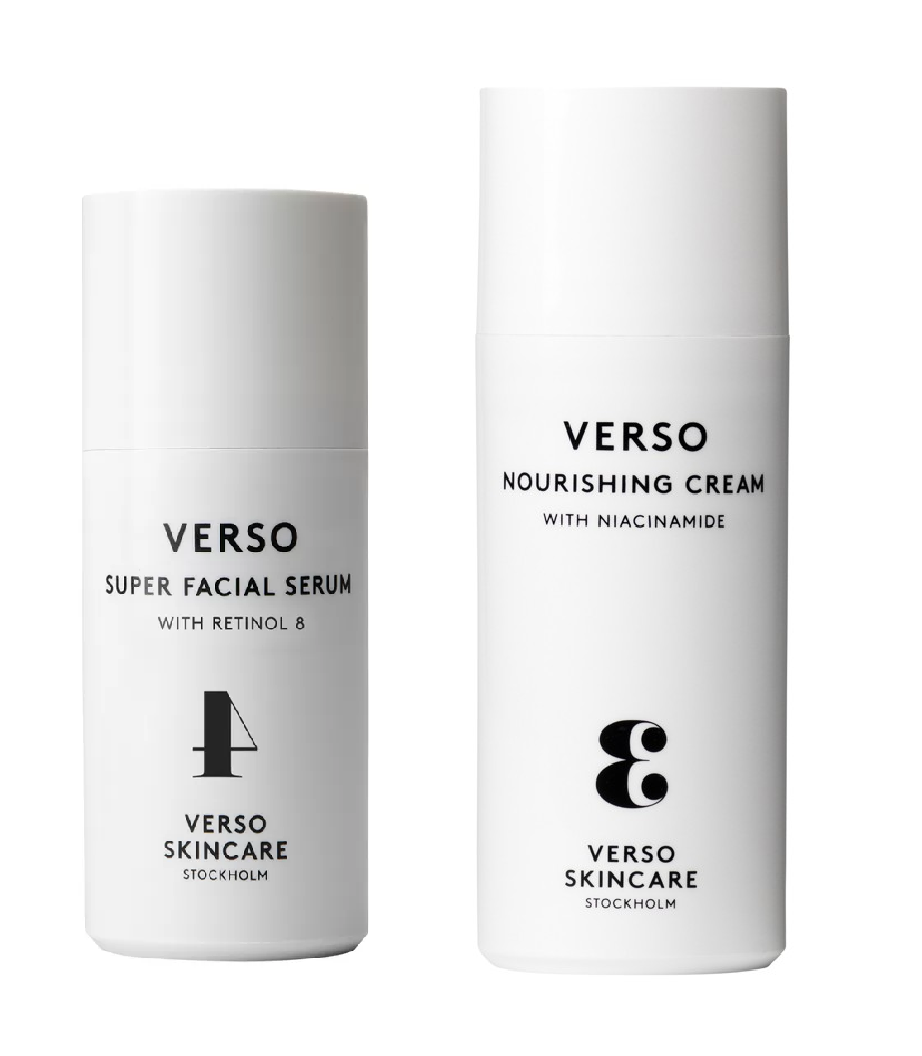 Verso - No. 4 Super Facial Serum 30 ml + Verso - No. 3 Nourishing Cream 50 ml - Skjønnhet