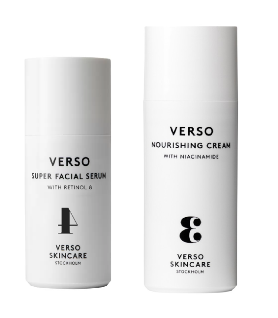 Verso - No. 4 Super Facial Serum 30 ml + Verso - No. 3 Nourishing Cream 50 ml