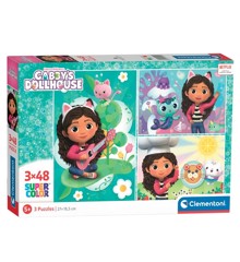 Clementoni - Gabby's Dollhouse Puzzle 3x48 pcs (25290)