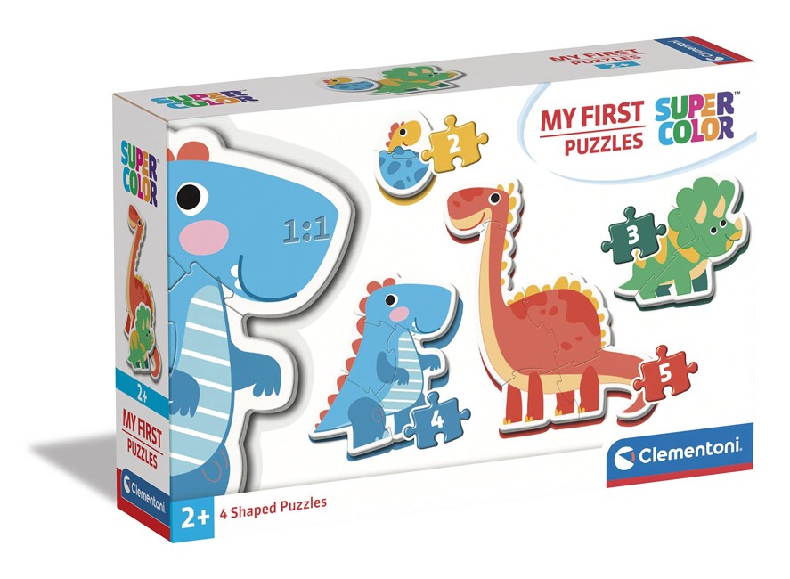 Clementoni - My first puzzle 2-3-4-5 pcs - Dinosaurs  (20834)