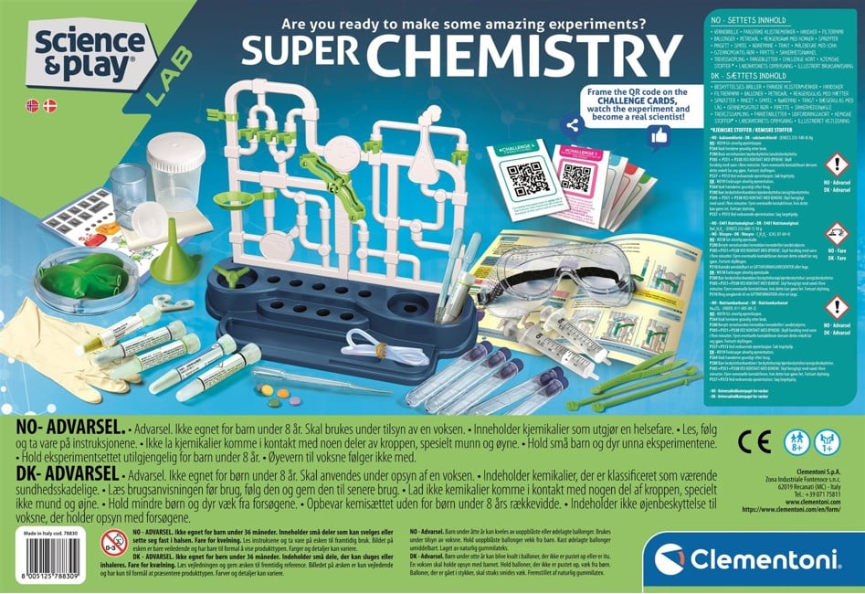 Clementoni - Science & Play - Super Chemistry (78830)