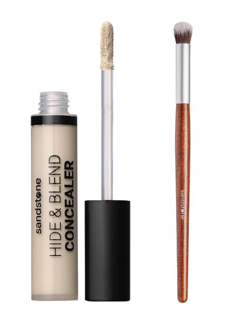 Sandstone - Hide & Blend Concealer C1 + Concealer Brush Vegan