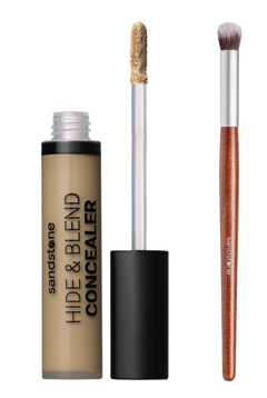 Sandstone - Hide & Blend Concealer C6 + Concealer Brush Vegan