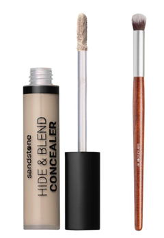 Sandstone - Hide & Blend Concealer N25 + Concealer Brush Vegan