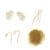 Me & My BOX - Mini Jewelry Kit Ear Hooks - Baroque Pearls - 18K gold plated - BOX901016 thumbnail-1