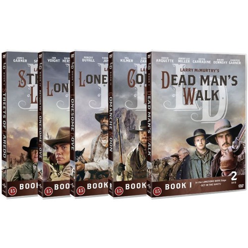 Lonesome Dove complete series - Book l - book ll - book lll - book lV - Book V - 10 Discs