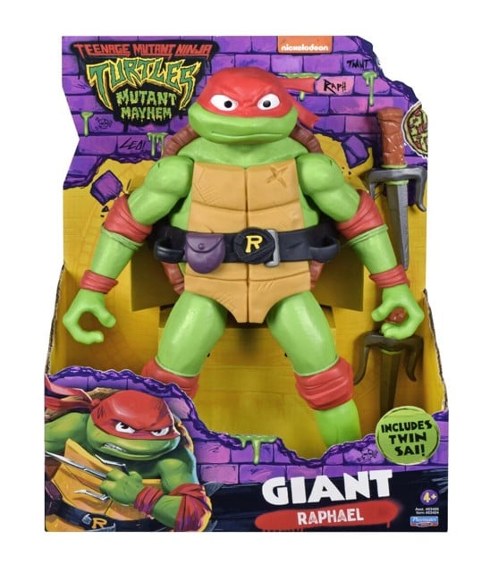 Turtles - Mutant Mayhem Giant Movie 30cm Figur - Raphael