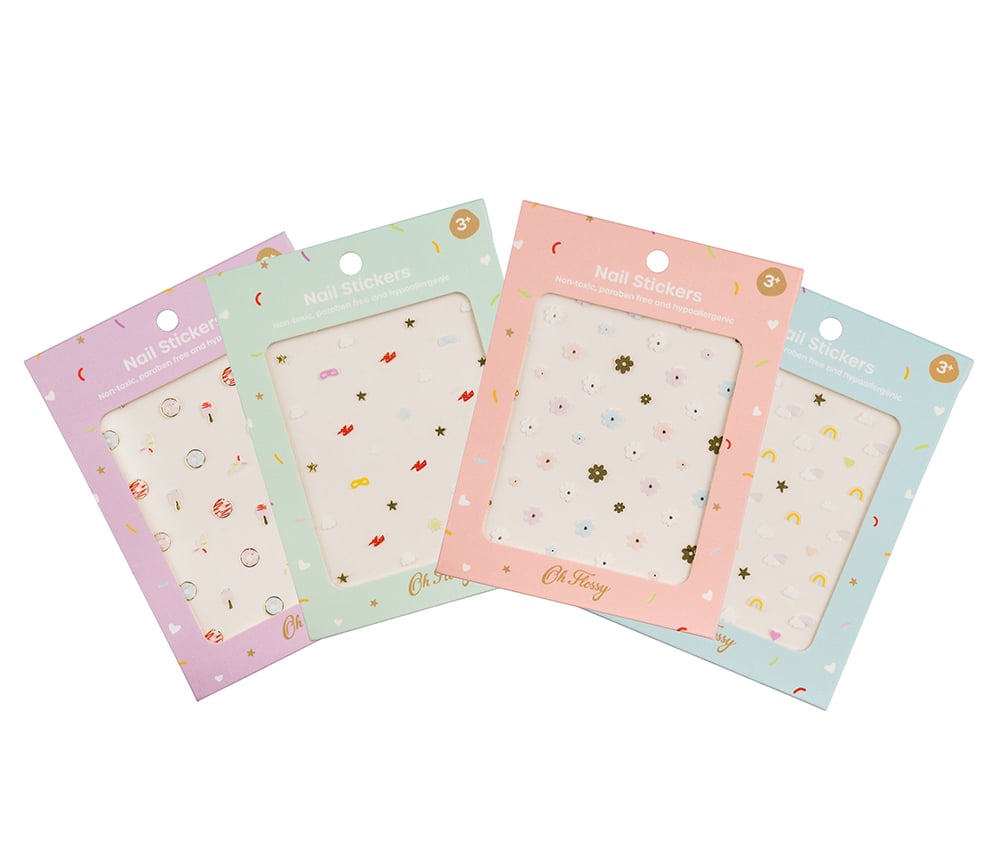Oh Flossy - Nail Stickers 4-pack - FL030353