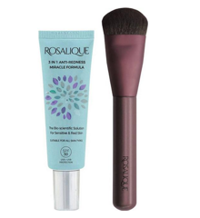 Rosalique - 3 in 1 Anti Redness Cream SPF50 30 ml + Miracle Foundation Brush