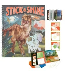 Dino World - Colouring Book Stick & Shine ( 0412473 )