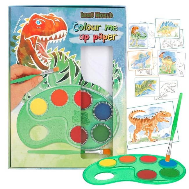 Dino World Colour me up papir  ( 0412517 )