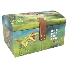 Dino World - Treasure Chest With Code, Sound And Light ( 0412115 )