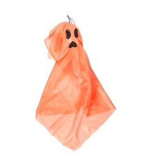 DGA - Halloween Dekoration 50 cm - Orange spøgelse m/LED