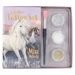 Miss Melody Glitter Tattoo sæt ( 0412657 )