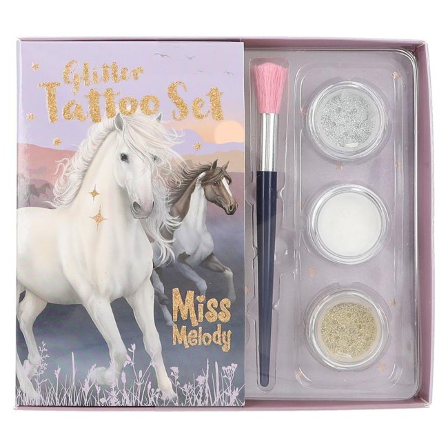 Miss Melody - Glitter Tattoo Set  NIGHT HORSES ( 0412657 )