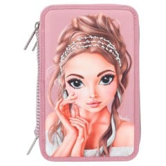 TOPModel - Triple Pencil Case GLITTER QUEEN ( 0412522 )