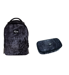 KAOS - Backpack 2-in-1 (36L) & Pencilcase - Fiction