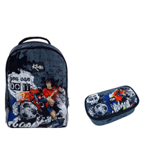 KAOS - Backpack 2-in-1 (36L) & Pencilcase - Goal