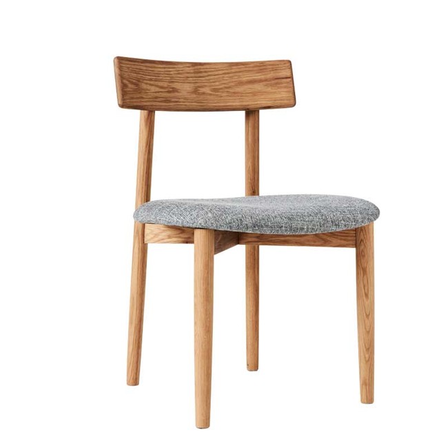 Muubs - Tetra Spisebords stol - Natur/Beton