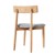 Muubs - Tetra Dining chair - Nature / Concrete thumbnail-3