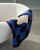 HAY - Check Bath Towel 70x136 cm - Cobalt blue thumbnail-3