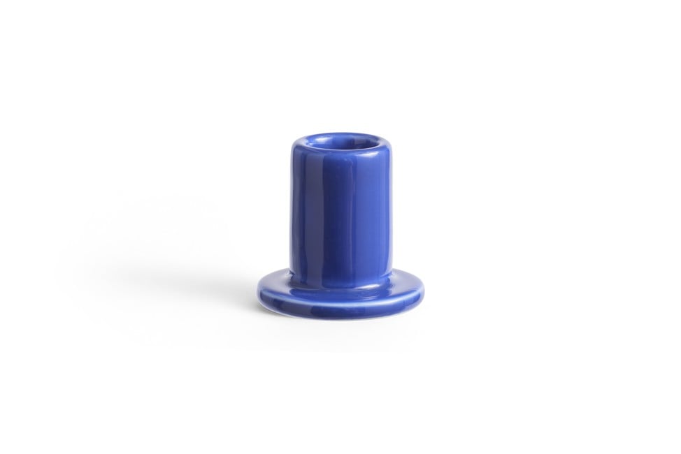 HAY - Tube Candleholder Small - Blue
