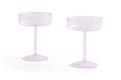 HAY - Tint Coupe Glass - Set of 2 - Pink