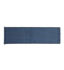 HAY - Stripes and Stripes Uld Gulvtæppe 60x200 cm - Blå