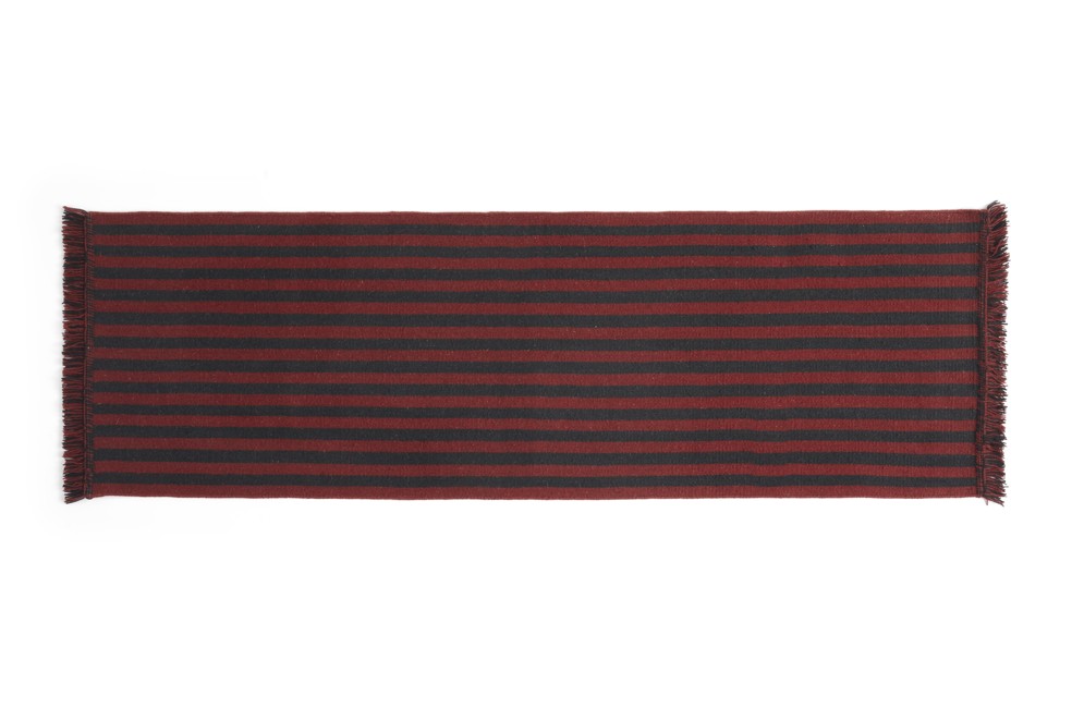 HAY - Stripes and Stripes Wool 60x200cm - Cherry