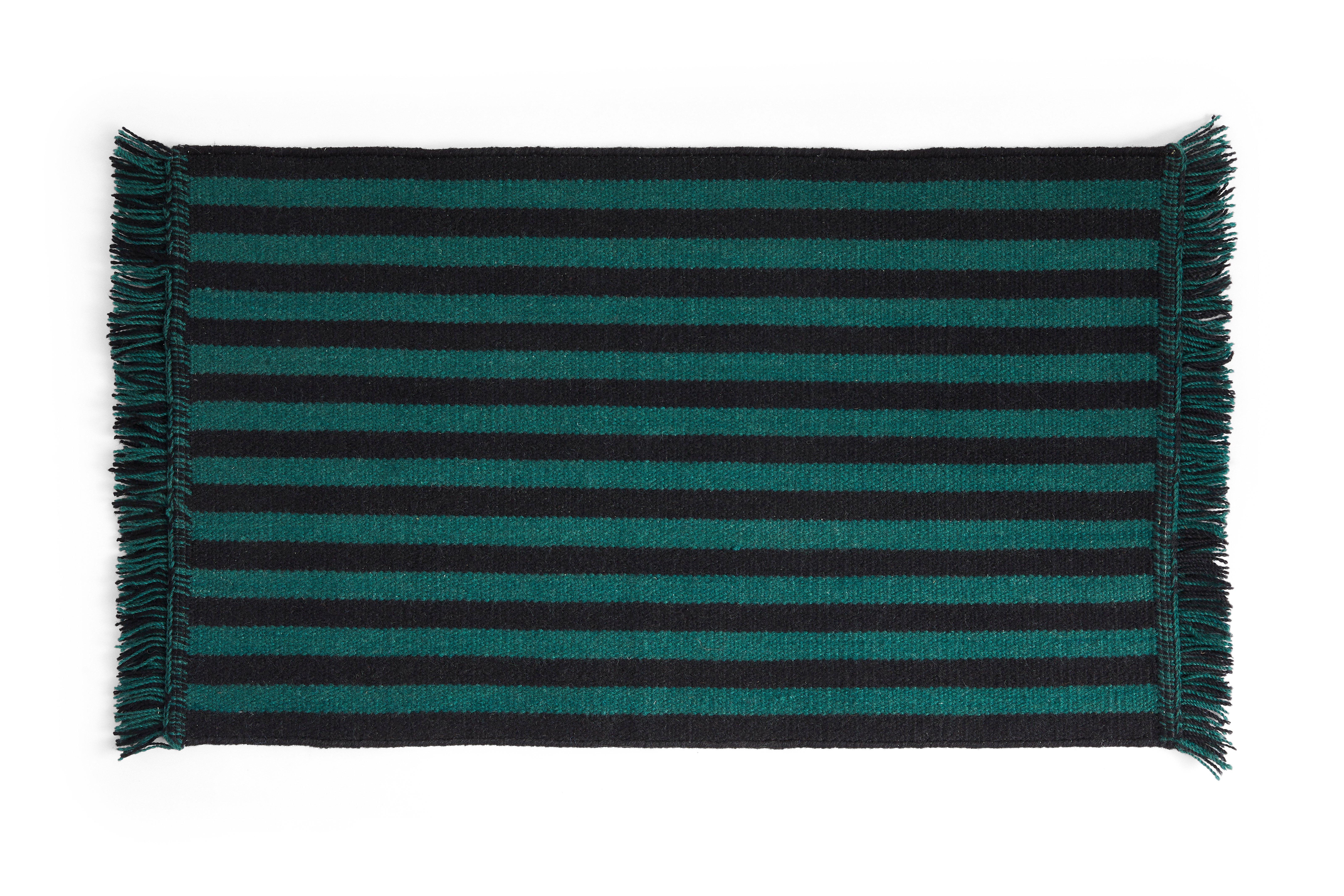 HAY - Stripes and Stripes Wool - 52 x 95 cm - Green - Hjemme og kjøkken
