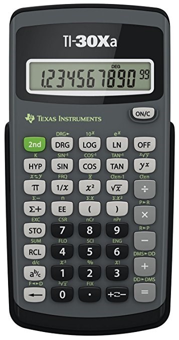 Texas Instruments - TI-30Xa Scientific Calculator - Kontor og skoleutstyr