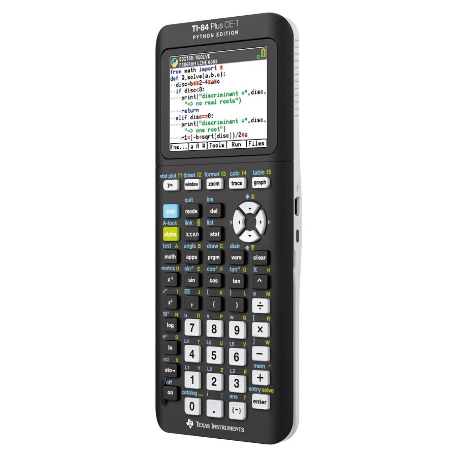 Texas Instruments - TI-84 Plus CE-T Python Graphic Calculator - Kontor og skoleutstyr