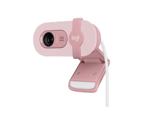 Logitech - Brio 100 Full HD Webcam - Rose - Datamaskiner