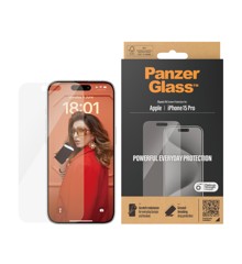 PanzerGlass™ - Skærmbeskyttelse iPhone 15 Pro - Classic Fit