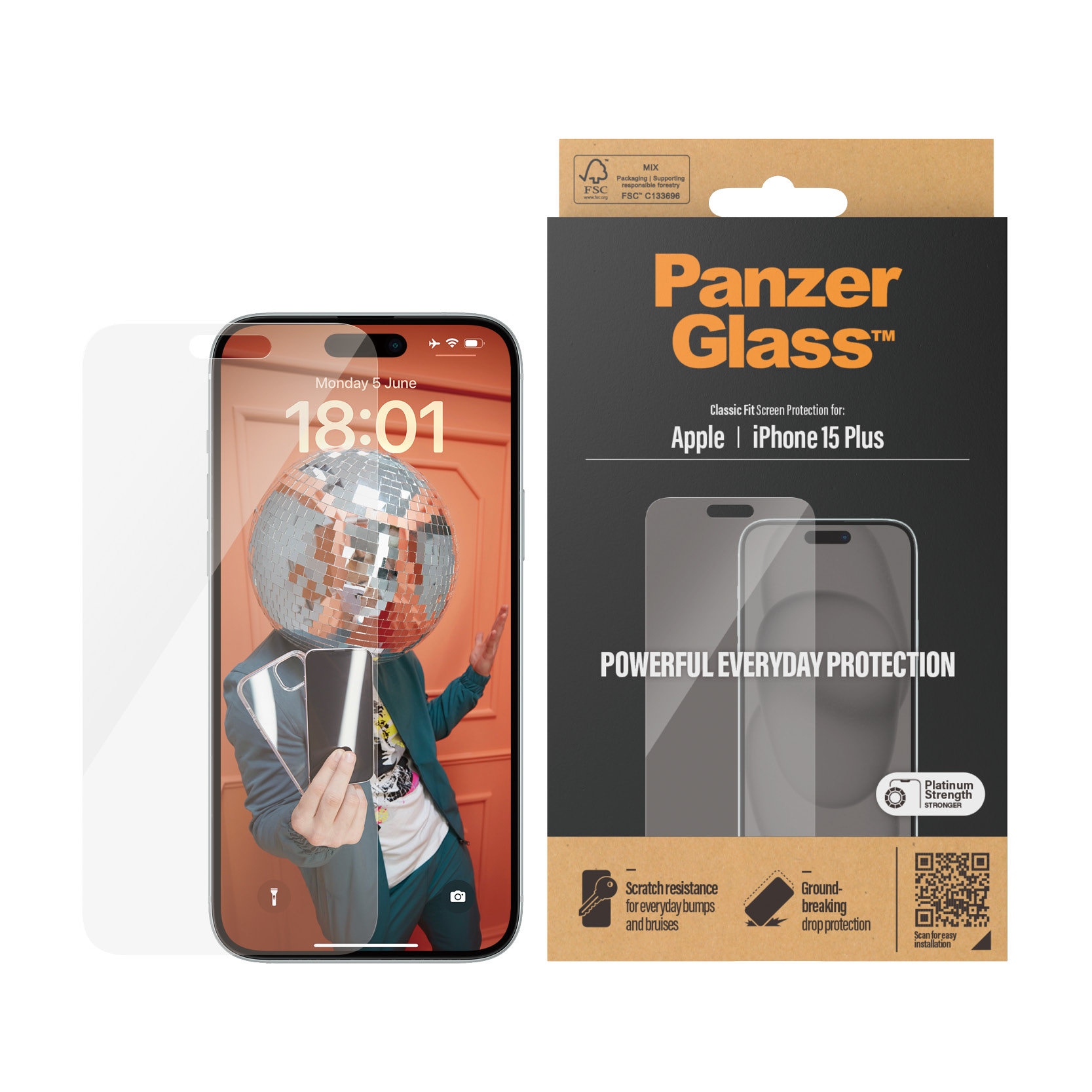Panzerglass Classic Fit Iphone 15 Plus