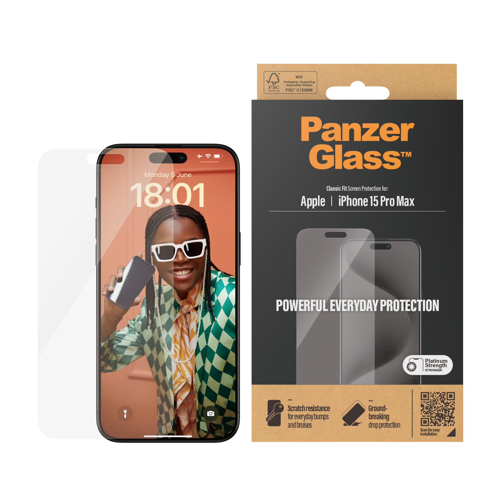 Panzerglass Classic Fit Iphone 15 Pro Max