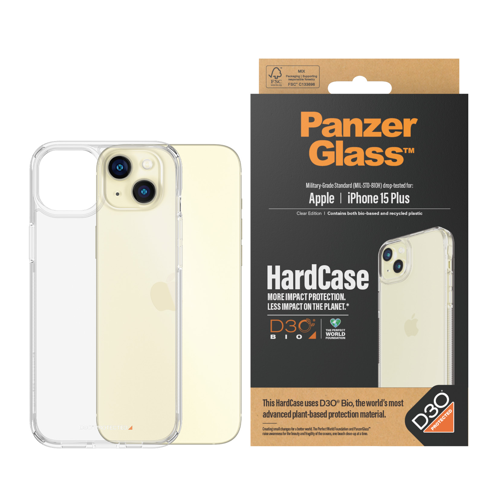 PanzerGlass - Apple IPhone 15 Plus HardCase med D3O