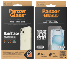 PanzerGlass - Apple IPhone 2023 6.7" HardCase D3O + Ultra Wide Fit (Bundle)