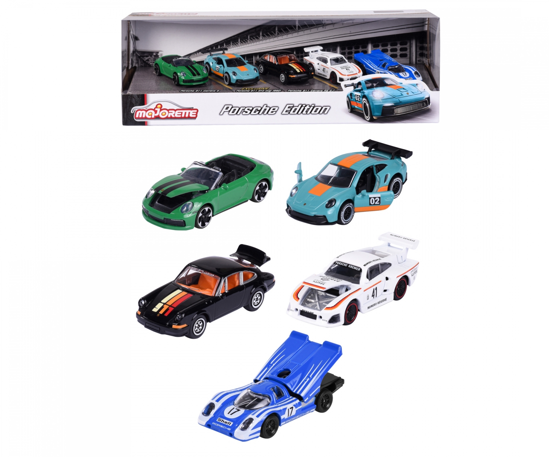 Majorette - Porsche Motorsport 5 pieces Giftpack (212053172Y06) - Leker