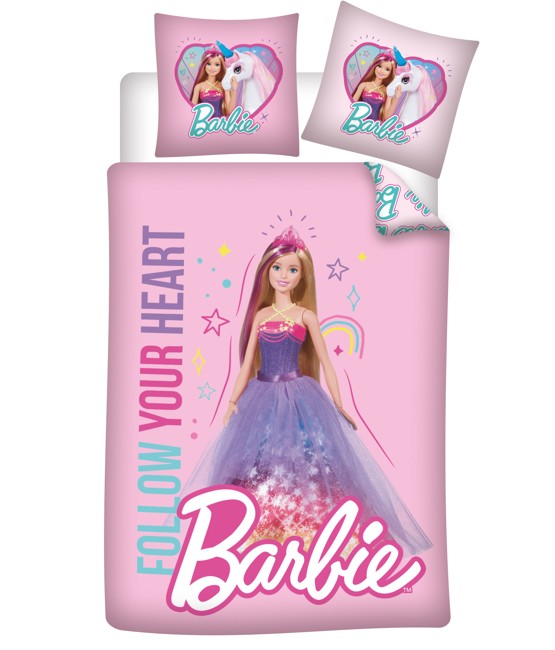 Bed Linen - Junior Size 100x140 cm - Barbie (1000808)