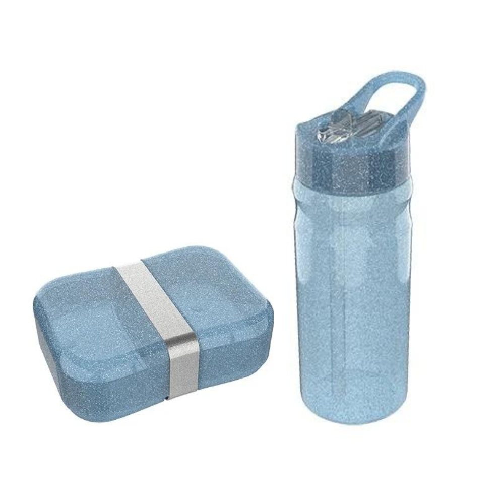 Lunch Buddies - Lunch Box + Glitter Water Bottle 600ml - Glitter - Leker