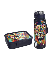 Lunch Buddies - Lion Lunch Box + Lion Water Bottle 600ml