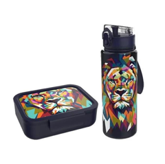 Lunch Buddies - Lion Lunch Box + Lion Water Bottle 600ml